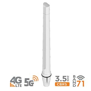 Antena LTE/5G omnidireccional, 617-3800 MHz, 9dBi