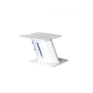 Pedestal de aluminio para antenas radar Furuno, 25º popa, 150mm altura