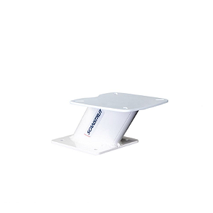 Pedestal de aluminio para antenas radar Furuno, inclinación 33º, 150mm altura