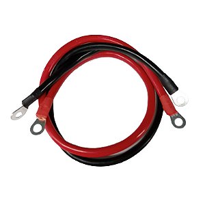 Par de cabos de conexão (vermelho/preto) para inversores Blugy, 35 mm2