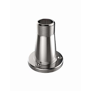 Base con rosca macho 1", montaje en cubierta, acero inoxidable, para C-10800