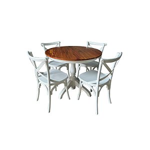 Jogo de Mesa Clássico Branco