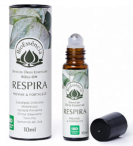 Blend Respira de Óleos Essencias Roll-on 10ml BioEssência