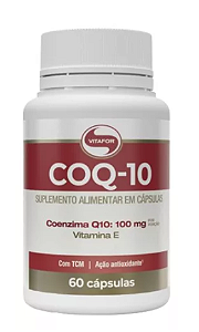 Coenzima Q10 - 60 cap (100mg p/ porção) - Vitafor