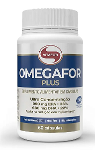 Omegafor Plus Óleo De Peixe 60 Cápsulas - Vitafor