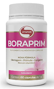 Boraprim Vitafor 60 cápsulas - Borragem, Prímula e Gergelim