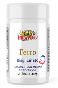 Ferro 60 Cápsulas 500mg Rei Terra