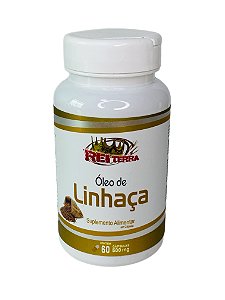 Óleo de Linhaça 60 caps 1000mg - Rei Terra
