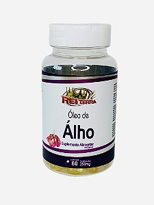 Óleo De Alho Premium - 60 Cápsulas De 250mg - Rei Terra