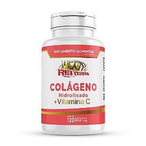 Colágeno Hidrolisado + Vit. C em cápsulas de 500mg