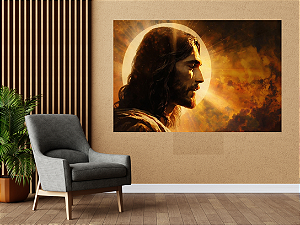 Quadro decorativo - Jesus, o salvador, ressuscitando