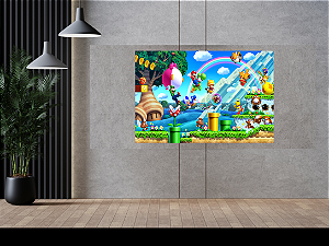 Quadro decorativo - Super Mario World mundo