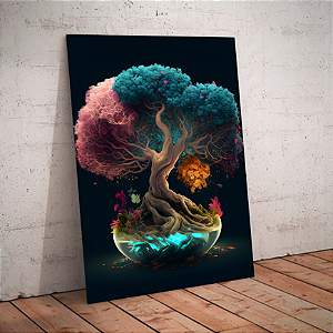 Quadro decorativo - Arte digital Bonsai: Um toque de zen
