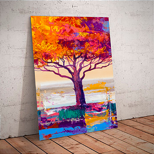 Quadro decorativo - Pintura: A árvore encantada