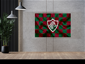 Quadro decorativo - Brasão Fluminense estilo backdrop