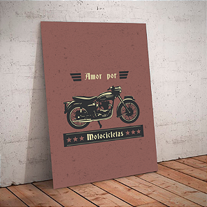 Quadro decorativo - Amor pelas motocicletas