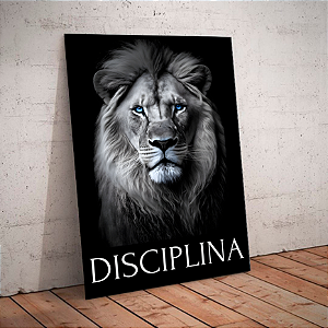 Quadro decorativo - O leão da disciplina