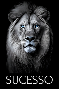 Quadro decorativo - O leão do sucesso