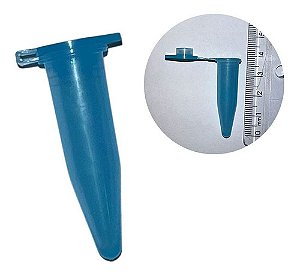 Microtubo de Centrifugação 1,0ml Azul Pacote com 5000 Unidades