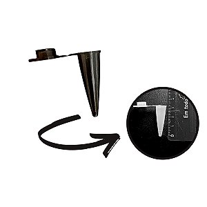 Microtubo Flaconete Tipo Epp 0,65ml Pacote com 20.000 Unidades - Preto Translucido