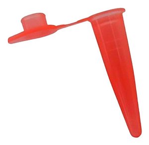 Microtubo Tipo Eppendorf 0,38ml Int. Pacote com 20.000 Unidades Vermelho