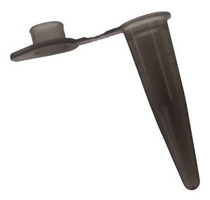 Microtubo Tipo Eppendorf 0,38ml Int. Pacote com 3.000 Unidades Preto Translucido
