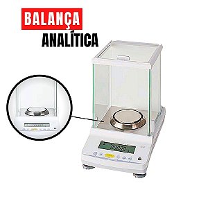 Balança Analítica de Precisão Calibração 220g 0,1mg (0,0001g)