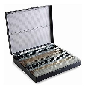 Caixa Porta Laminas Para Microscopia - Capacidade: 100 peças