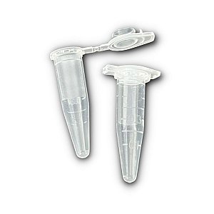 Combo com 10 Pacotes de Microtubos de Centrifugação Tipo Eppendorf Cap. 0,5ml - Incolor