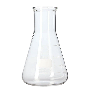 Erlenmeyer Graduado - Boca Larga - Vidro Boro 3.3 - Volume: 250 ml