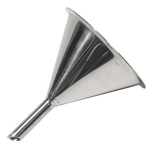 Funil de Aço Inox sem Alça - 1000ml