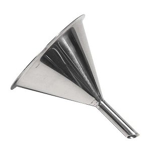 Funil de Aço Inox sem Alça - Capacidade: 500ml