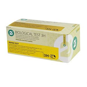 Indicador Teste Biológico de Leitura Rápida 3 Horas - 50 Unidades