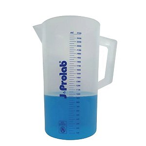 Jarra Plástica Graduada em Silk Screen em Polipropileno - Capacidade: 2.500ml