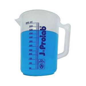 Jarra Plástica Graduada em SilkScreen - Capacidade: 600ml