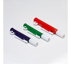 Kit com 3 Pipetadores - (2ml, 10ml e 25ml) Plástico