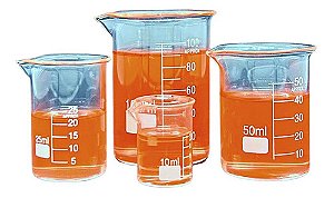 Kit de Copos Beckeres Diversos - 10ml, 25ml, 50ml e 100ml