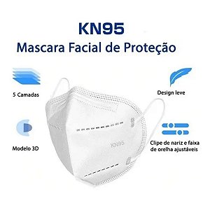Mascara Respiratória Tipo PFF2 KN95
