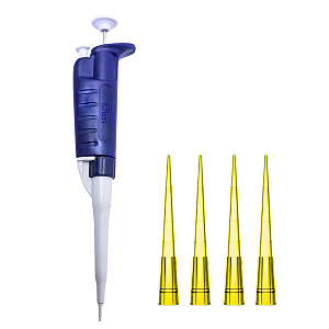 Micropipeta Monocanal 20-200ul + 1000 Ponteiras