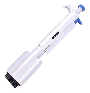 Micropipeta Multicanal Volume Variável 50-300uL Autoclavável  8 Canais