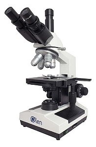 Microscópio Basic Trinocular Planacromático Olen