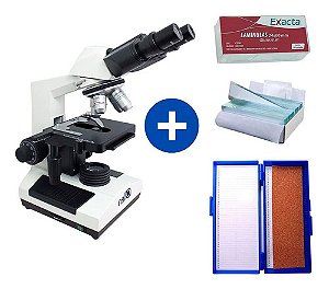 Microscopio Binocular OLEN + Brindes