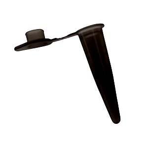 Microtubo 0,38ml Preto Fechado - 1000 Unidades
