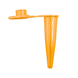 Microtubo 0,3ml (0,32ml) Laranja - 2000 Unidades