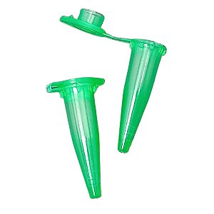 Microtubo 0,4ml Verde - 1000 Unidades