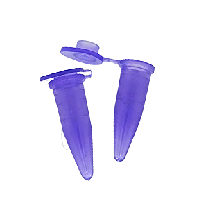 Microtubo 0,5ml Plus Com 500 Unidades - Lilás