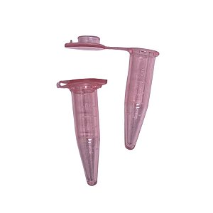 Microtubo 0,5ml Rosa Bebê - 1000 Unidades - GLOBAL TRADE