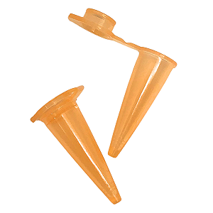 Microtubo 0,65ml Laranja - 1000 Unidades