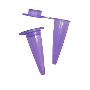 Microtubo 0,65ml Lilás - 500 Unidades