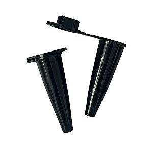 Microtubo 0,78ml Preto Fechado - 500 Unidades